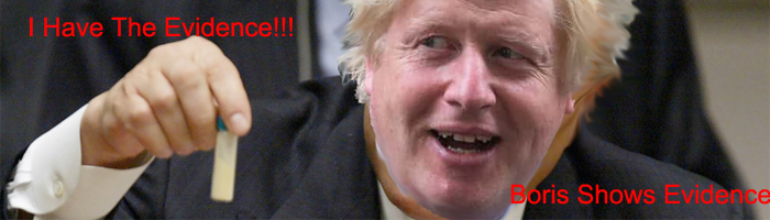 Boris Johnson shows bogus proof to world