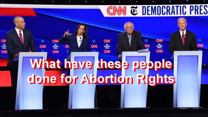 Democrats Will Not Put Abortion Rights As Law