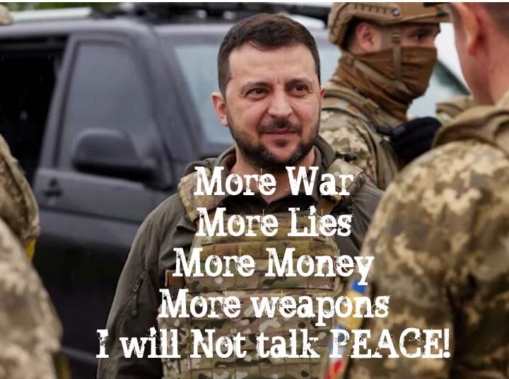 More war no peace Zelensky