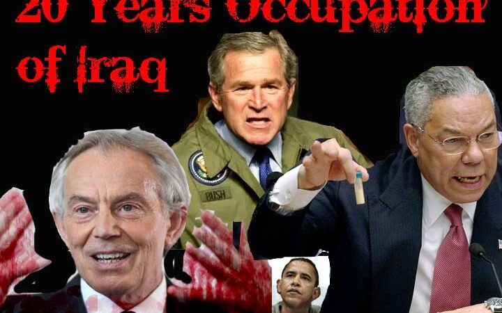 20 Year Anniversary US occupation of Iraq with several presidential war crimes never brought to justice