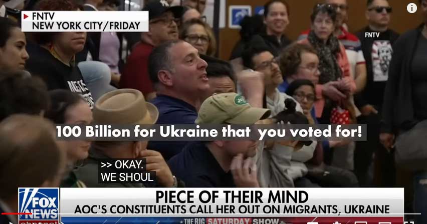 NYC Mad About Ukrainian War Funding