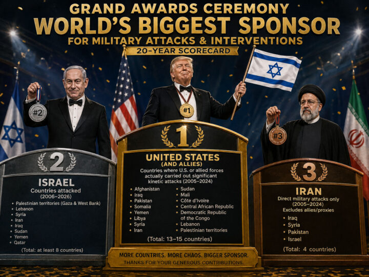 Trump Wins Global Award – #1 Crown For Terrorism