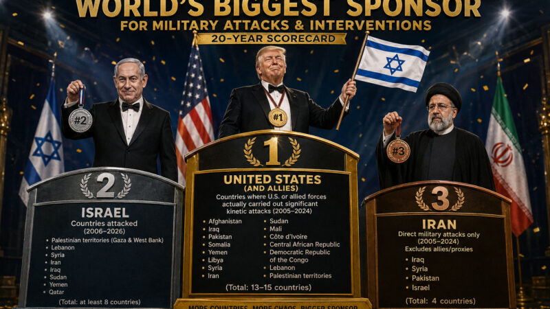 Trump Wins Global Award – #1 Crown For Terrorism