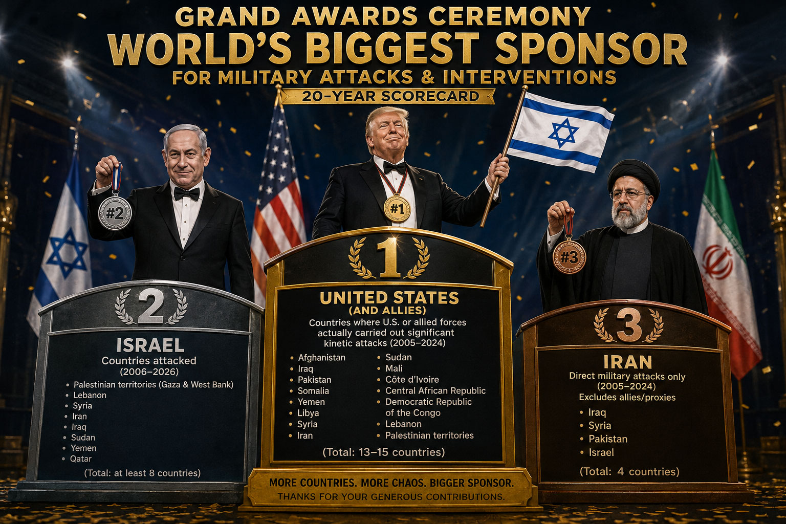 Trump Wins Global Award – #1 Crown For Terrorism